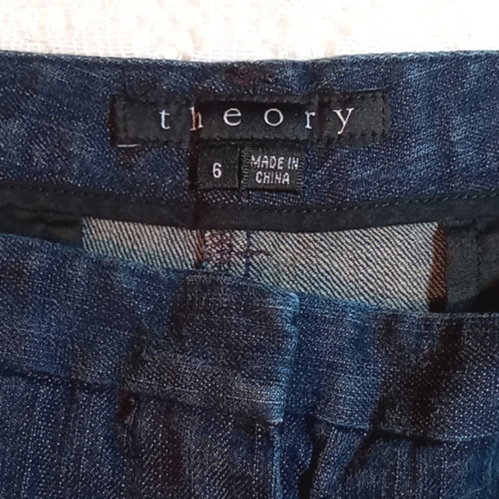 Theory "Wenjay D'Aspen" Women's Jeans Size 6 - Picture 8 of 12